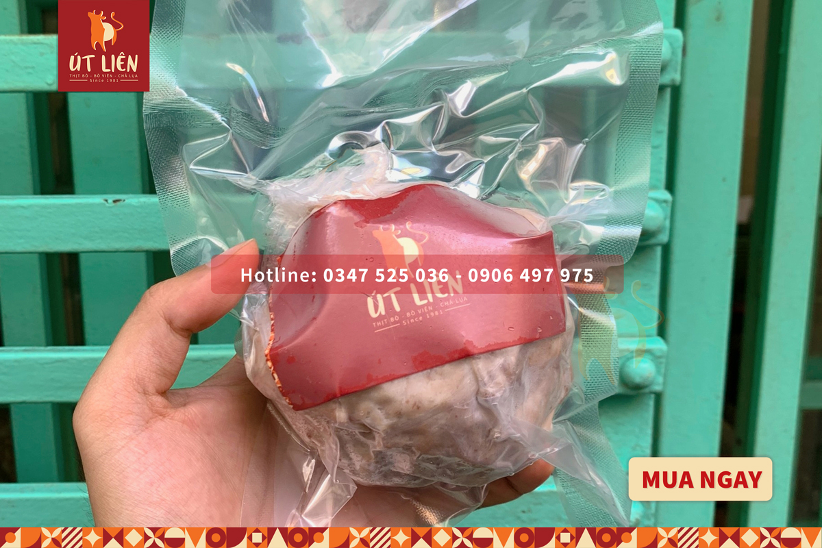 bò viên khổng lồ độc đáo hút chân không
