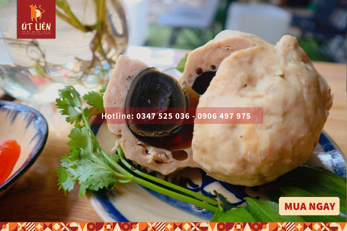 bò viên khổng lồ được yêu thích với nhiều loại nhân