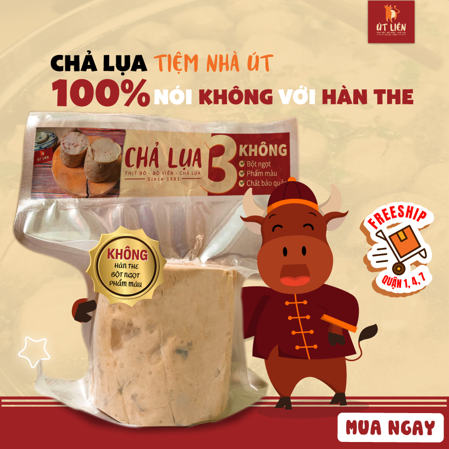 mua chả lụa ngon quận 7 không hàn the