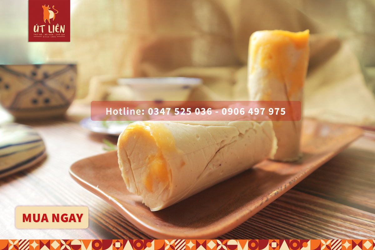 mua chả lụa ngon Bình Thạnh nhân phô mai Cheddar thơm ngon